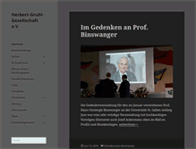 Tablet Screenshot of herbert-gruhl.de